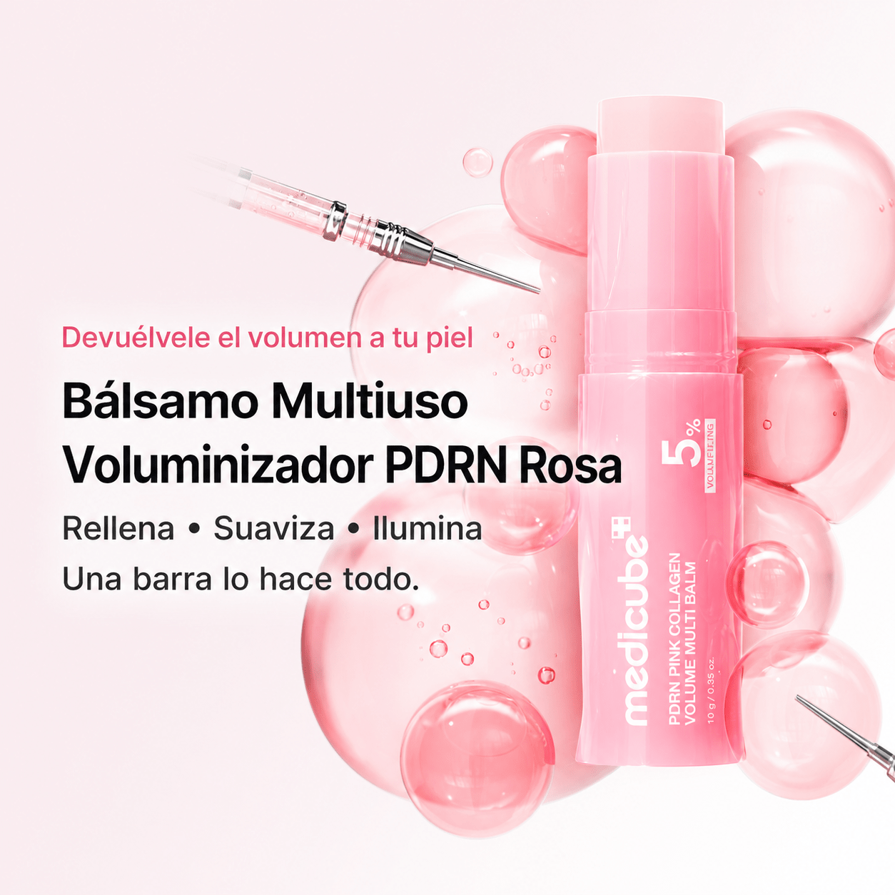 Medicube Bálsamo Voluminizador PDRN Rosa - Kloriva