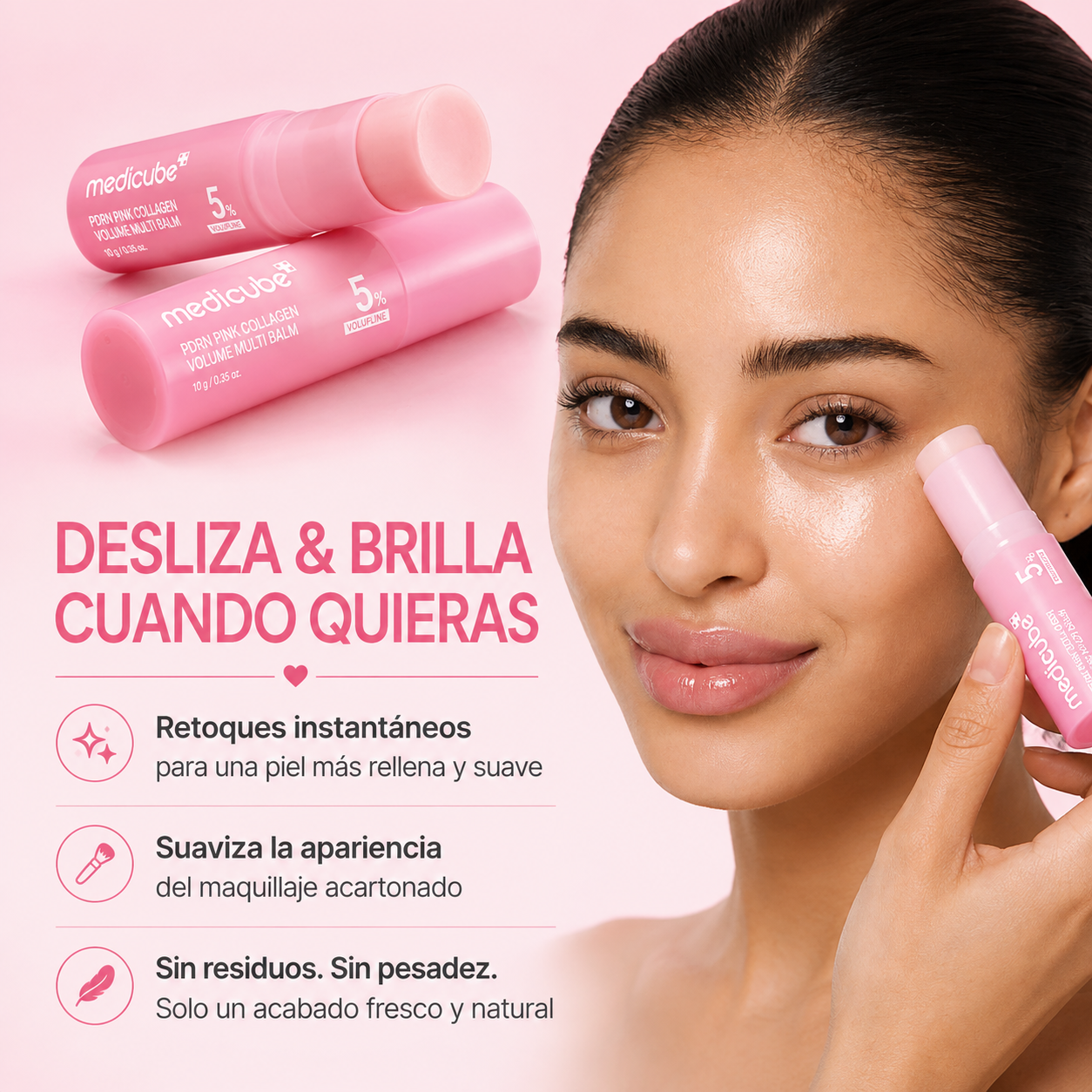 Medicube Bálsamo Voluminizador PDRN Rosa