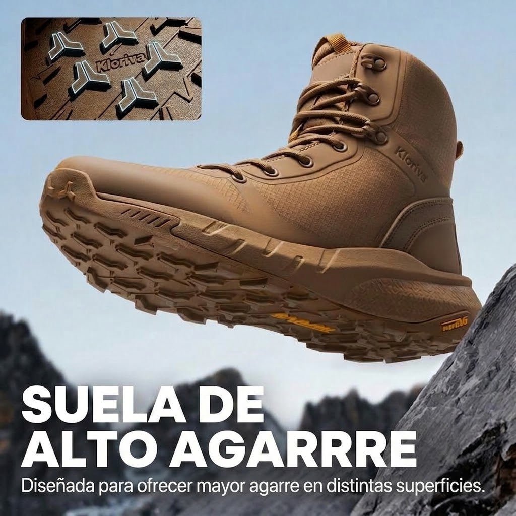 Kloriva Atlas™ — Botas Tácticas con Cremallera Lateral - Kloriva