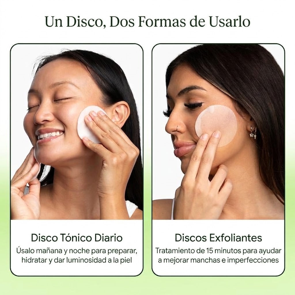 Kloriva Jiyu™ — Discos Renovadores para Rostro y Cuerpo