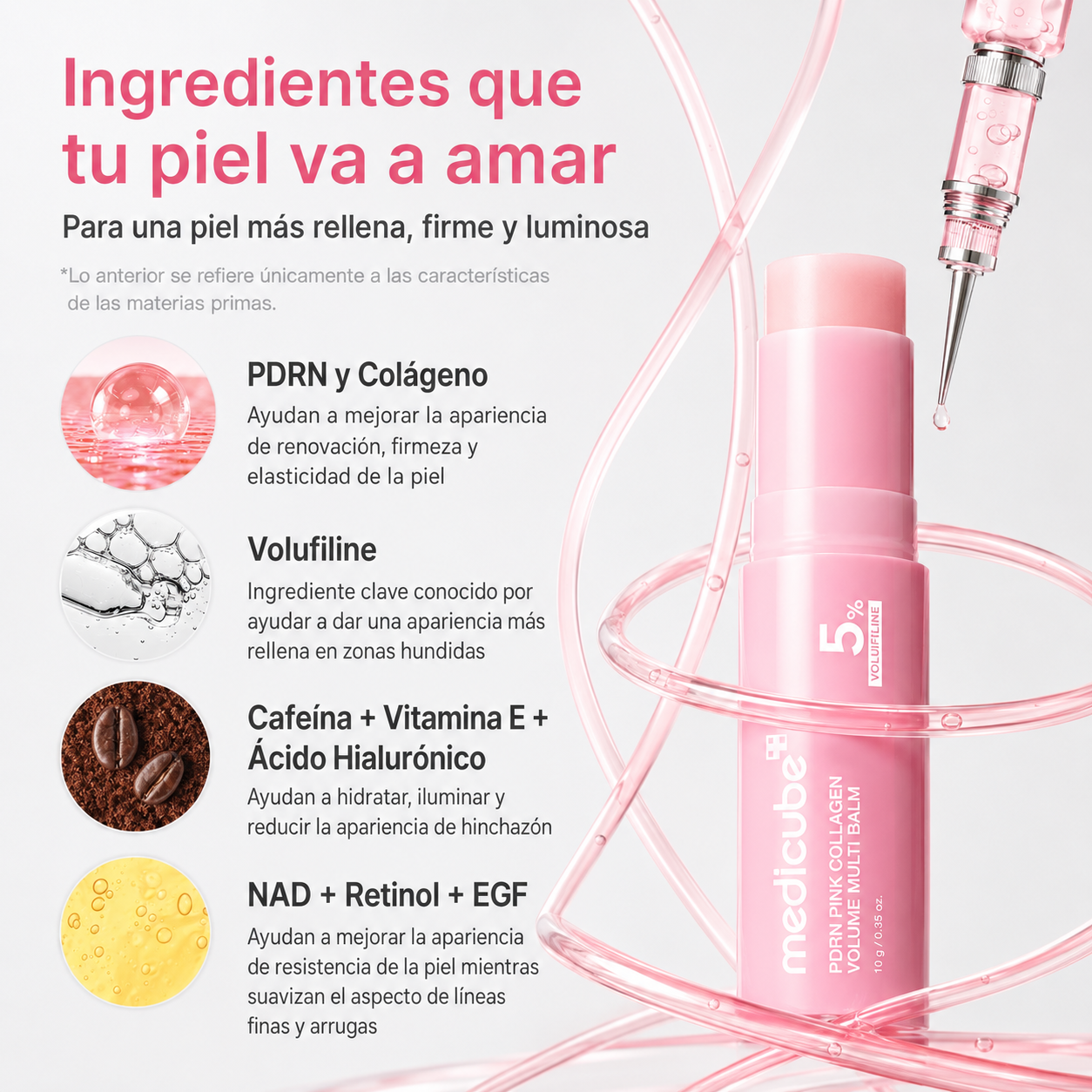 Medicube Bálsamo Voluminizador PDRN Rosa